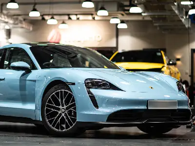 Porsche Taycan installed Gloss PPF