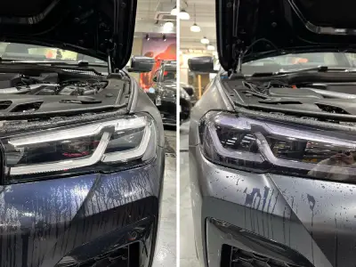 Comparison of Clear and Smoke Light Film