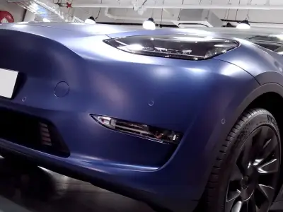 Tesla Model Y install Matte PPF